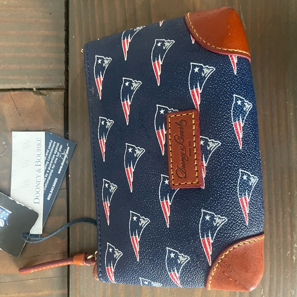 Patriots Dooney and Burke Cosmetics Bag